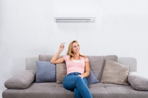 homeowner-enjoys-comfort-of-ductless-mini-split-system